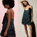 NEW Free People Pure Heart Mini Sequin Swing Dress Fairycore Coquette XS 450