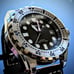 Full Automatic Diver 44mm Monster Mod NH35A Black Sapphire Exhibition Excellent