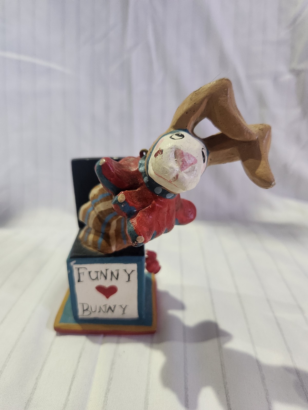 EXTREMELY RARE House of Hatten Denise Calla Funny Bunny figurine READ DETAILS