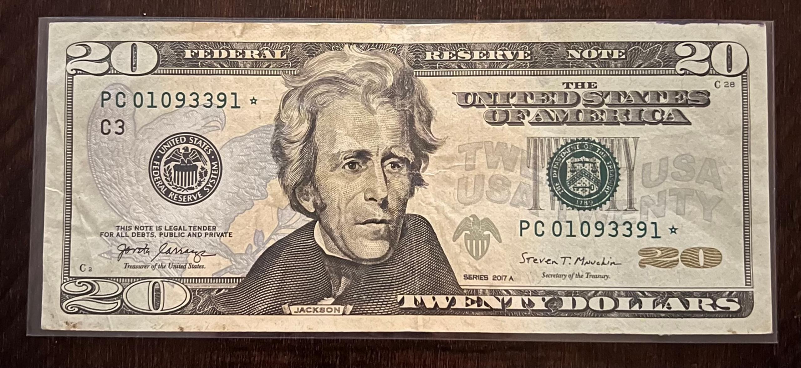 Collectible $20 Star Note - Series 2017A
