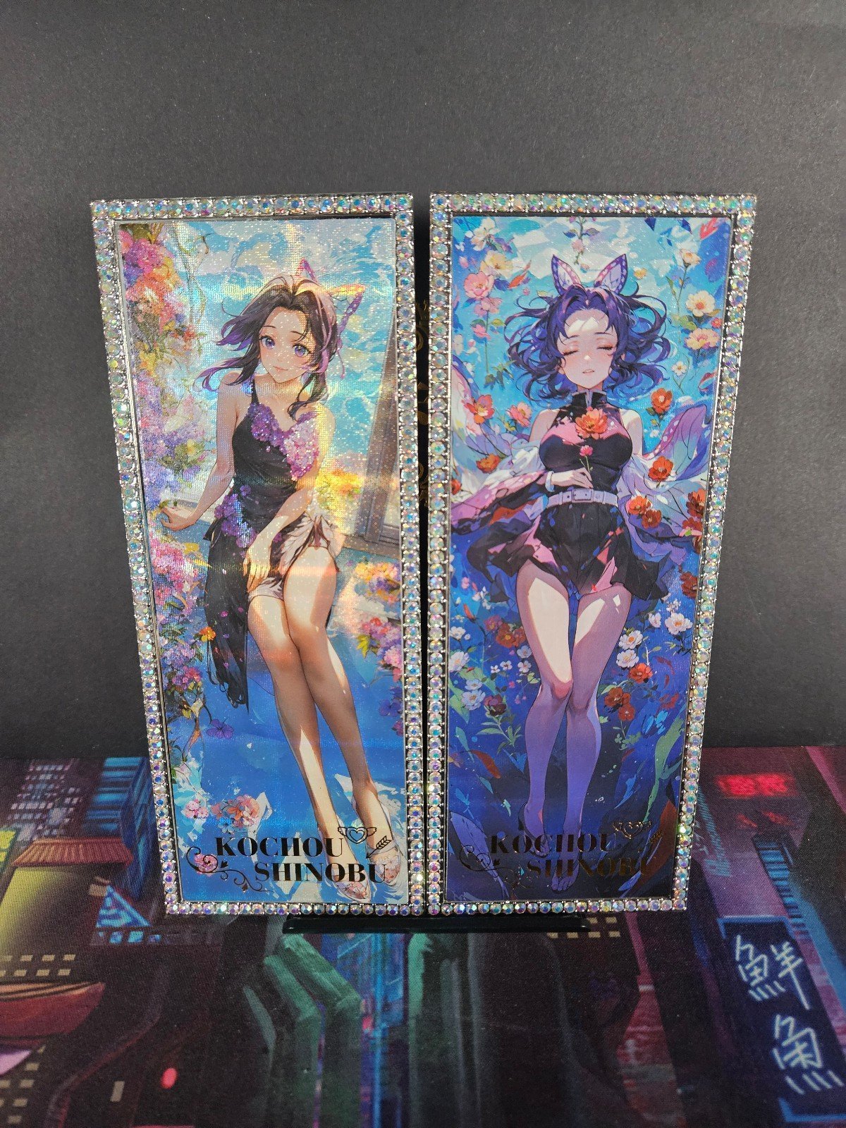 Demon Slayer Shinobu Kocho Diamond Ticket Card Thick Heavy Pieces Time Wedding 2