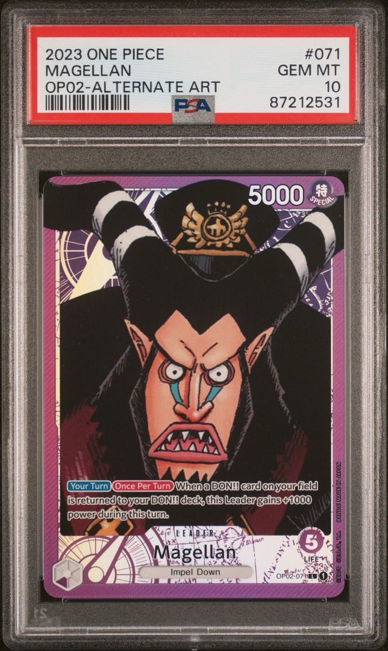 2023 Magellan Leader OP02-071 Paramount War One Piece PSA 10