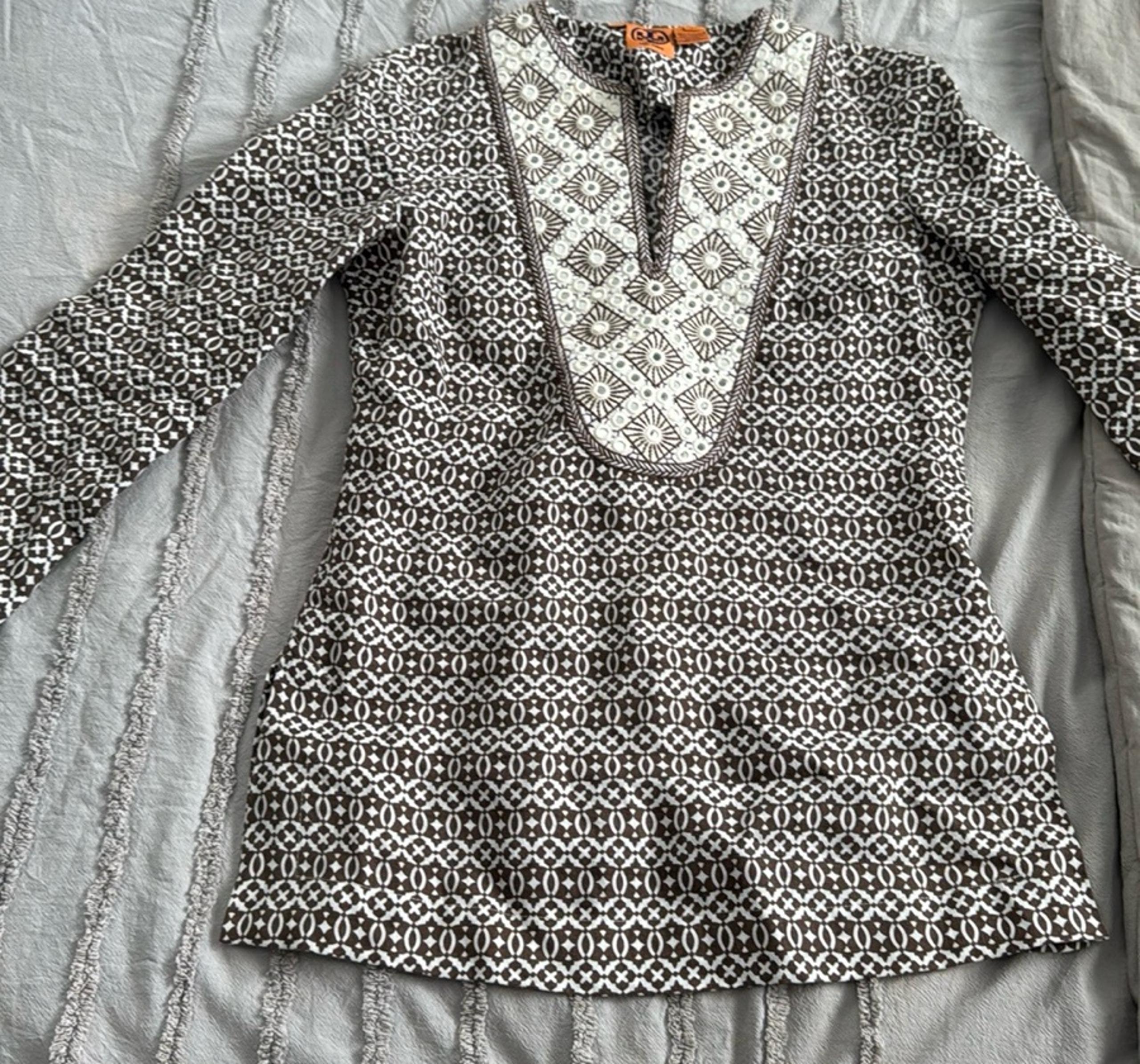 Tory Burch Embellished Women’s Linen Top