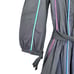 Maje Roy Black With Multicolor Piping Cotton Canvas Dress Size 3/US 8