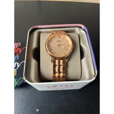 Fossil Cambry Three-Hand Rose Gold Tone Stainless Steel Watch BQ3555