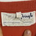 Pringle Sweater XL Orange 100% Wool Pullover Embroidered Logo Made In Scotland