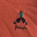 Pringle Sweater XL Orange 100% Wool Pullover Embroidered Logo Made In Scotland