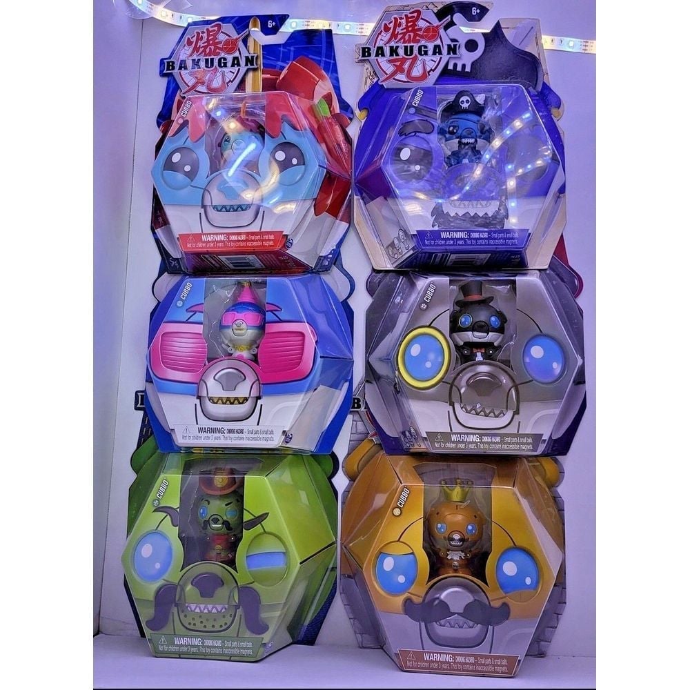 New Bakugan Complete Set Dragonoid Cubbo Pack Transforming Collectible Figure
