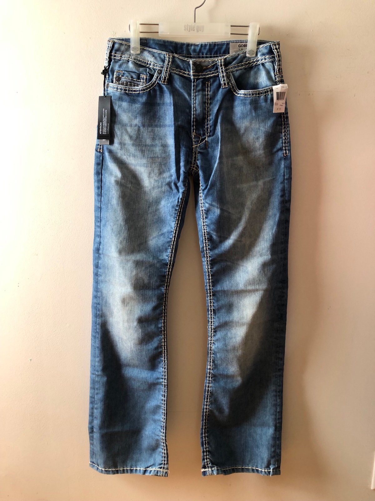 NEW Buffalo David Bitton Men’s Boots Cut Jeans NWT was 139.00