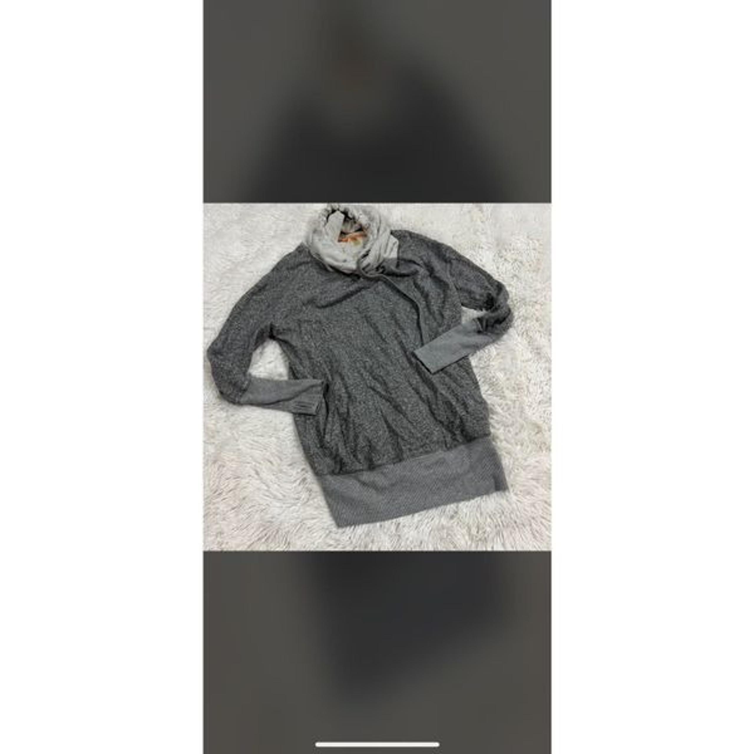 Zella grey cowlneck pullover small
