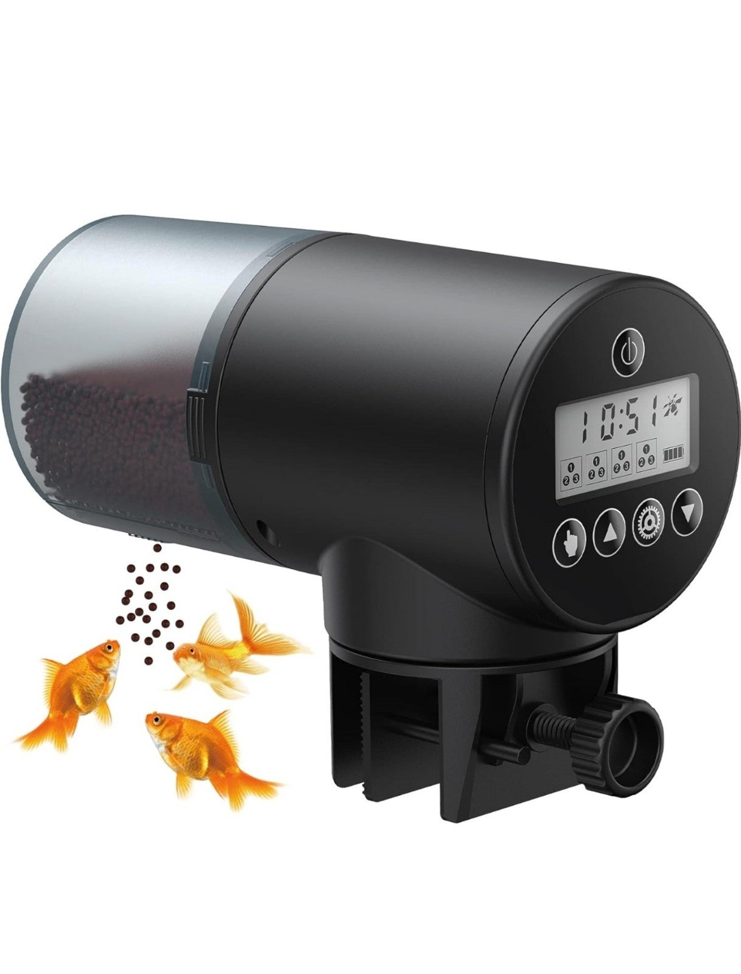 utomatic Fish Feeder, Programmable Electric Fish Food Dispenser for Aquarium