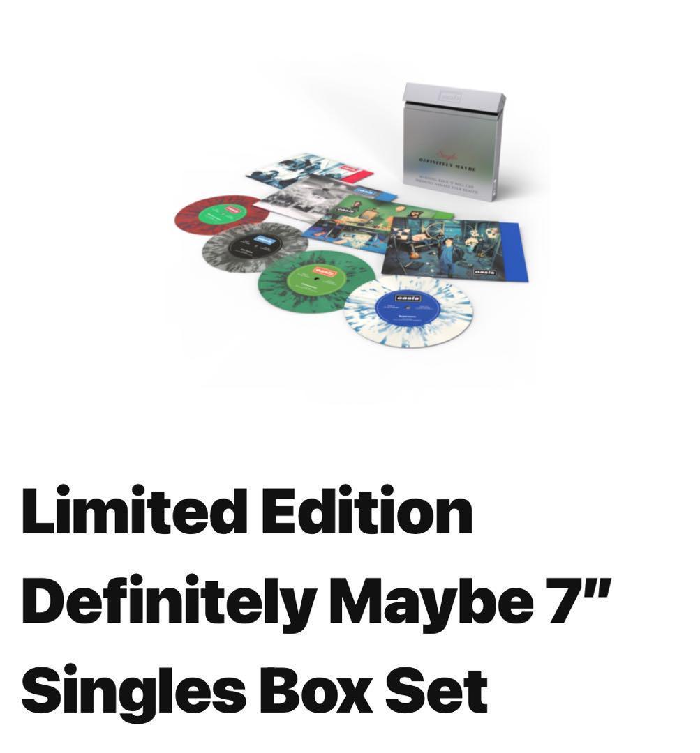スケールモデル 新作 Oasis Limited Edition 7 Singles Box Set Other 洋楽