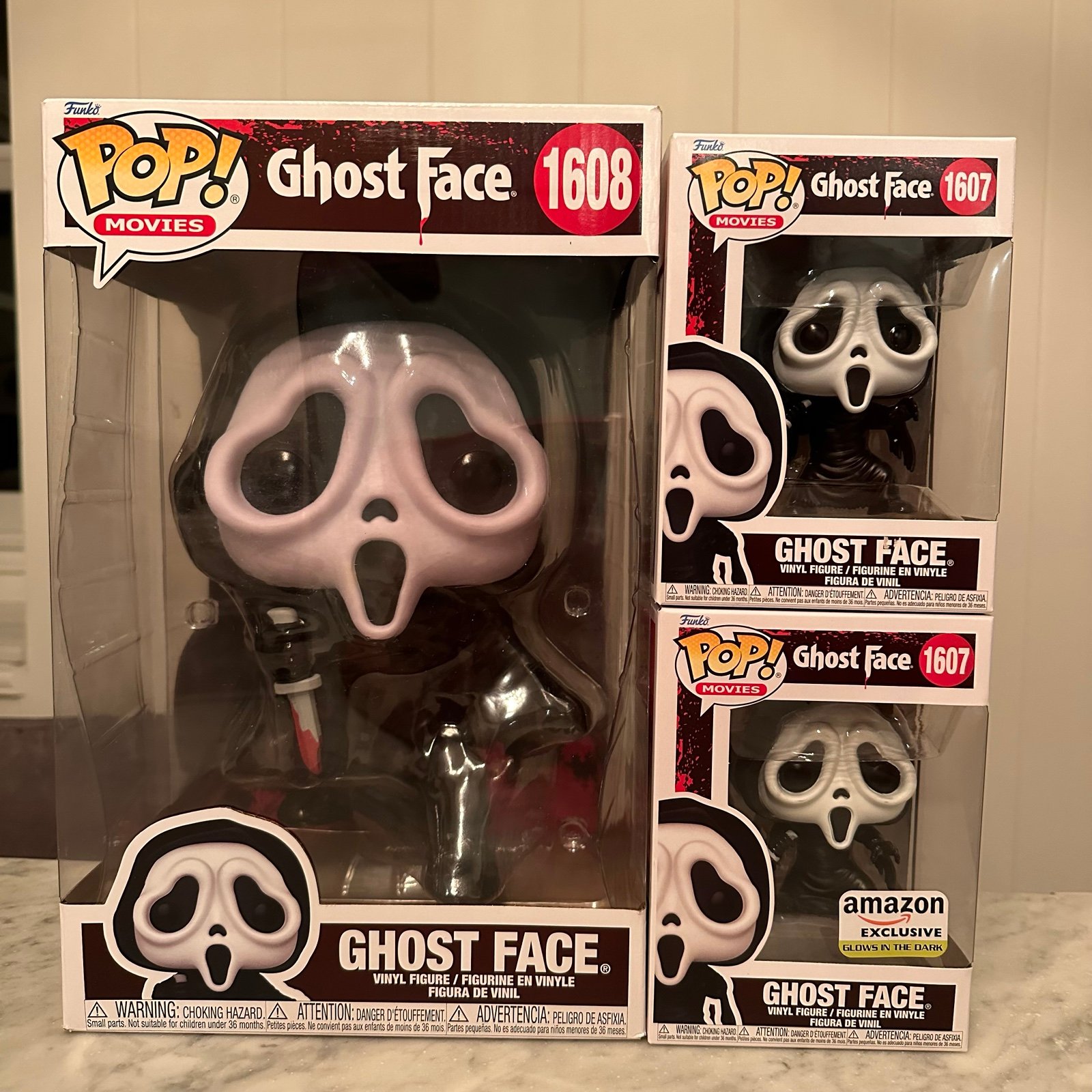 Funko Pop Ghost Face Scream Bundle (In Hand, Next Day Ship)