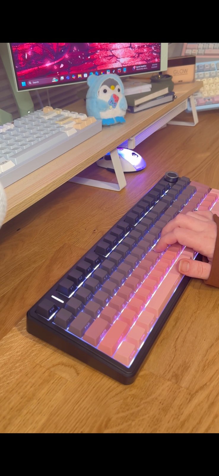 Aula F99 pro Keyboard with reaper switches