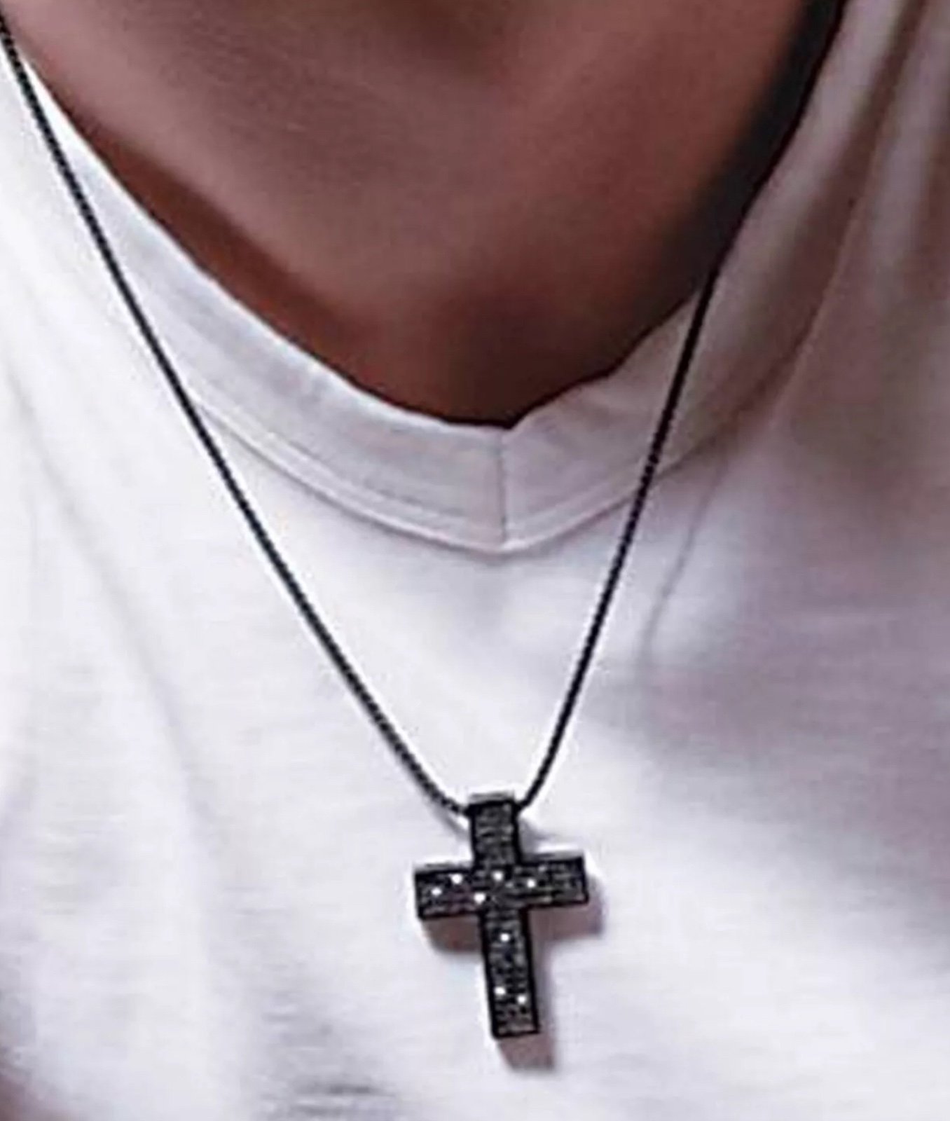 Parklane UNISEX Hematite Cross “Christian”