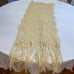 VTG Hippie Boho Chic 60s Lace Crochet Shawl Scarf