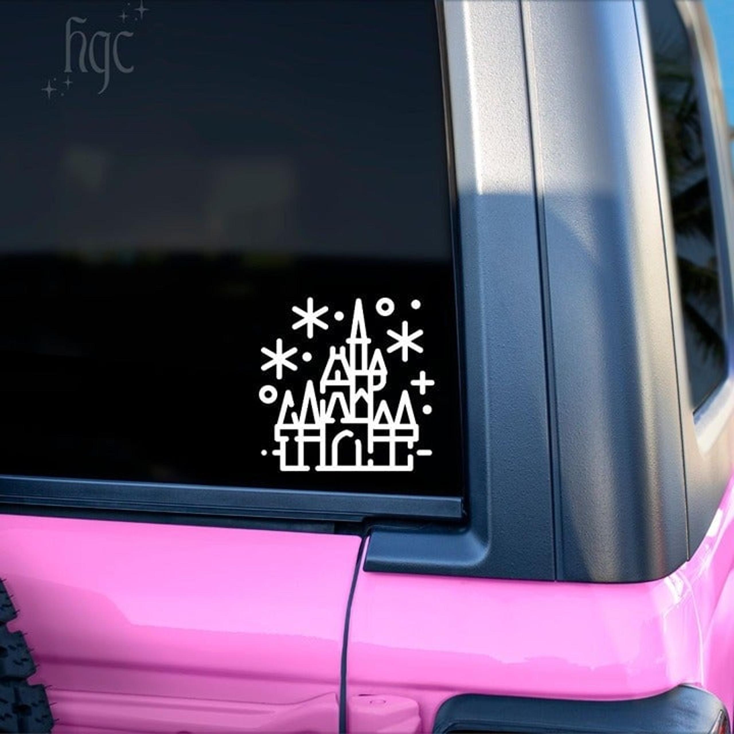 Magic Kingdom Castle Decal - Vinyl Decal Sticker Disney Cute Gift Car Accessory