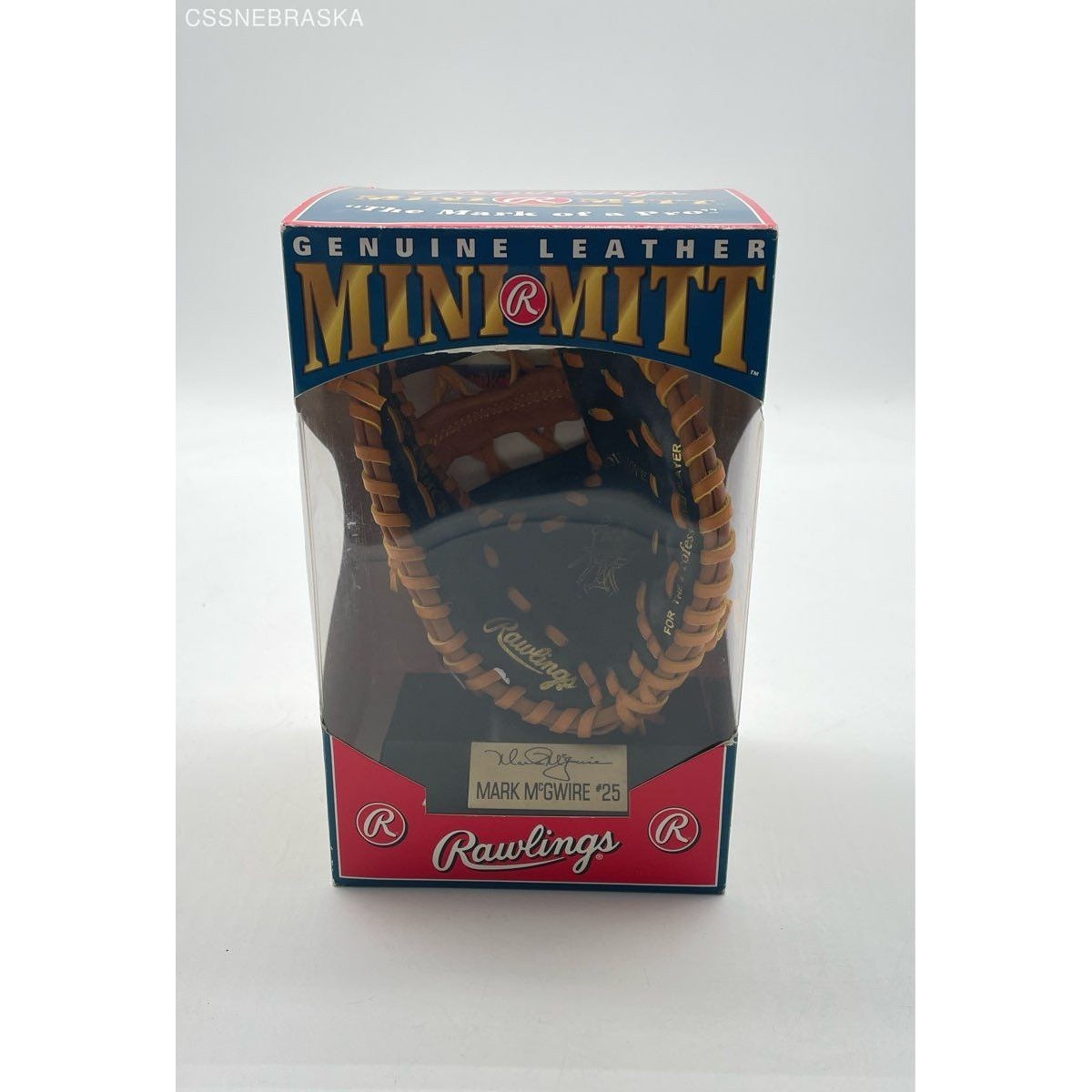 Rawlings Mark McGwire Big Mac Mini Glove Mitt Card Cardinals