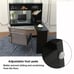 L-Shaped Computer Desk with Hutch Modern Wooden Corner Gaming Desk