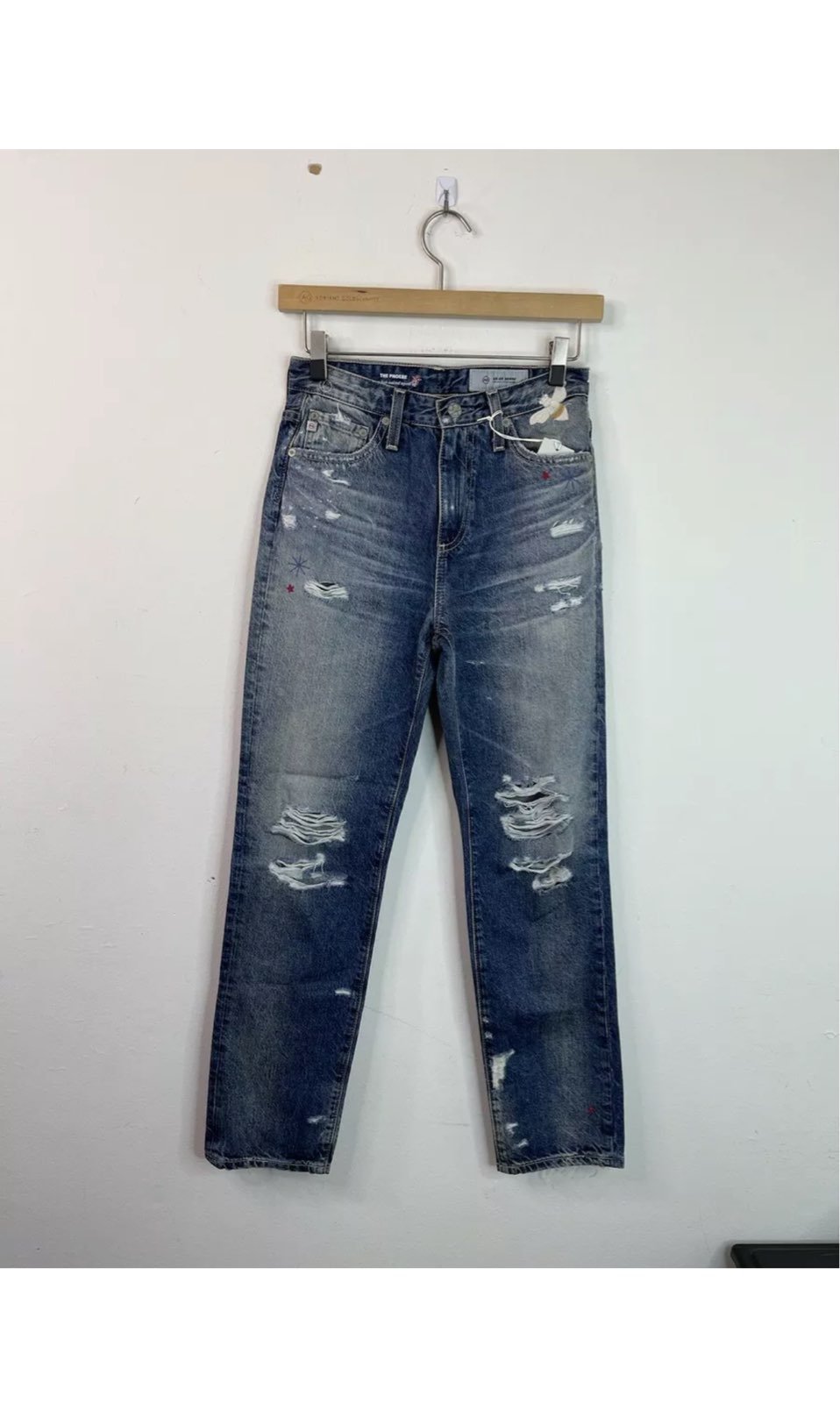 Adriano Goldschmied The Phoebe Bumblebee Women's Vintage High Rise Jean Size 25