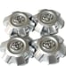 4X Set SILVER TOYOTA 4RUNNER WHEEL HUB CENTER CAPS 2014-2023 4260B-35070