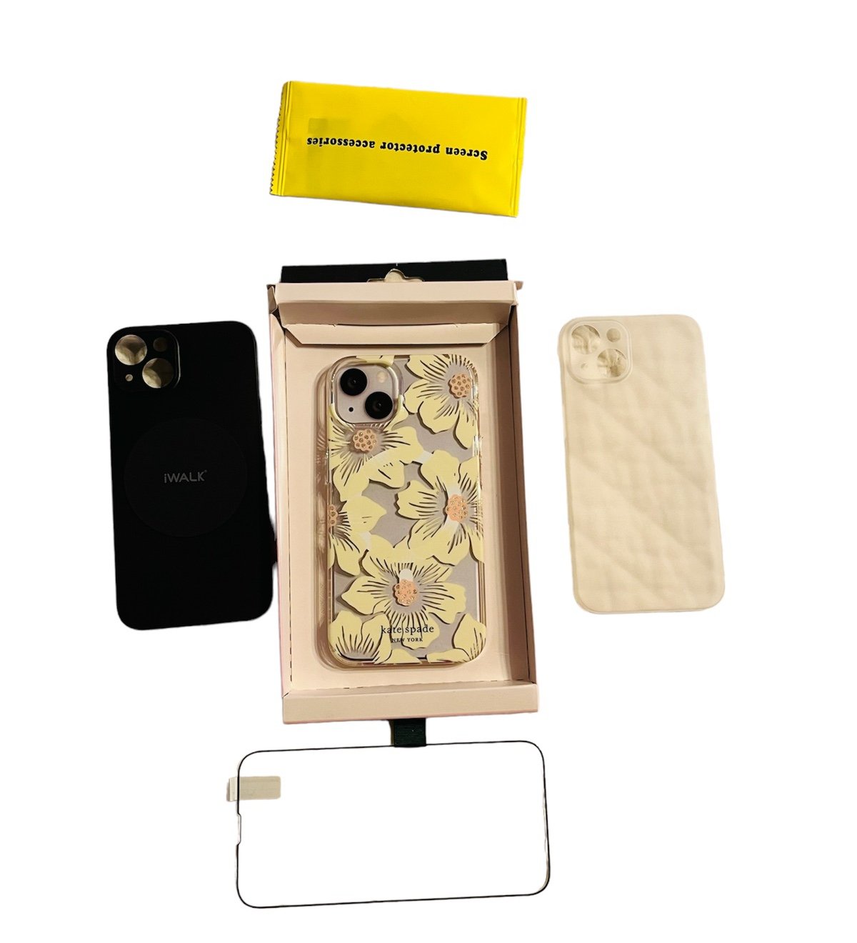 iPhone 13 case with screen protector