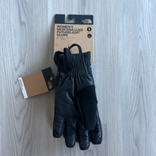 NWT north face gloves leather Montana luxe future light glove size Small