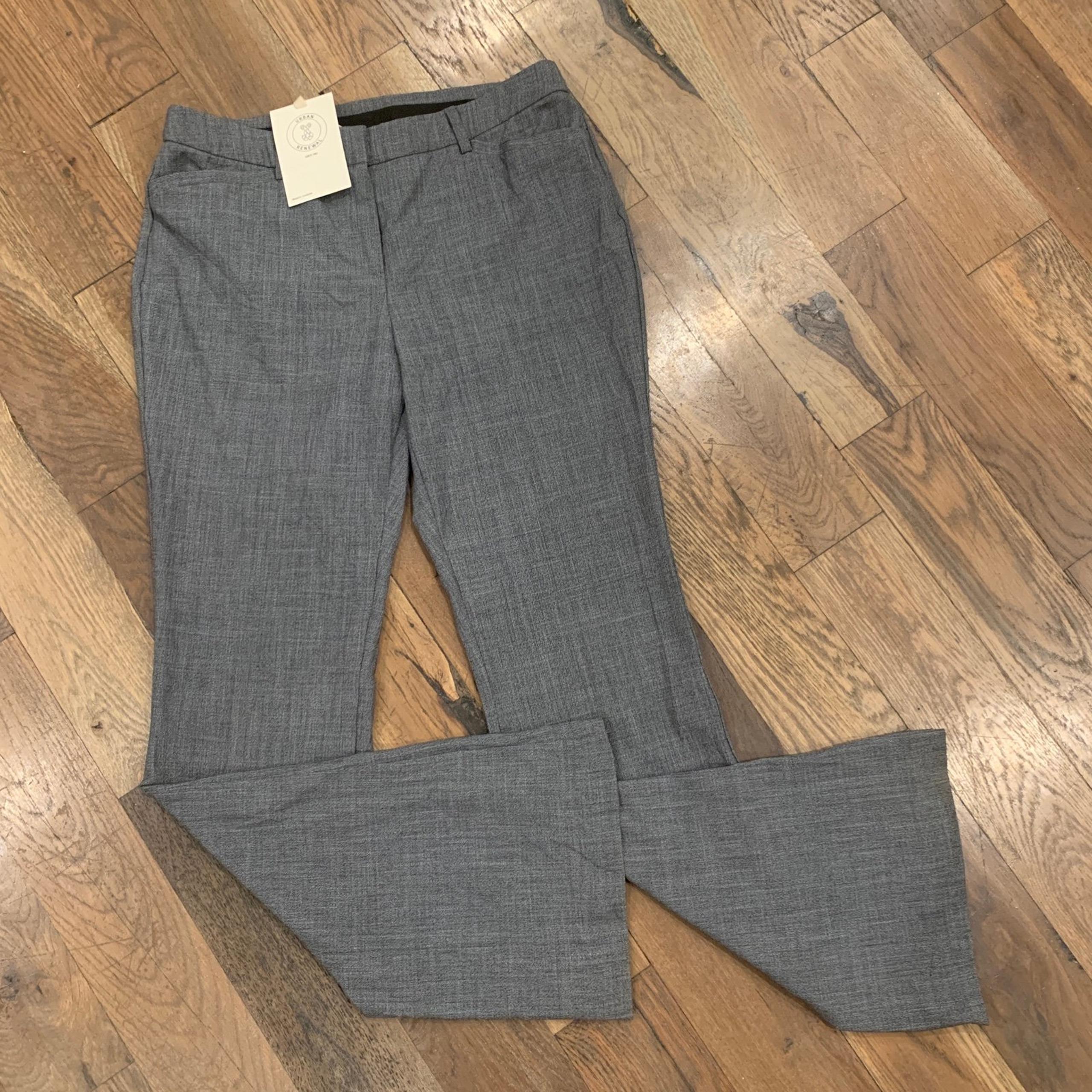 Urban Outfitters NWT Urban Renewal Gray Flare Dress Pants Size 6