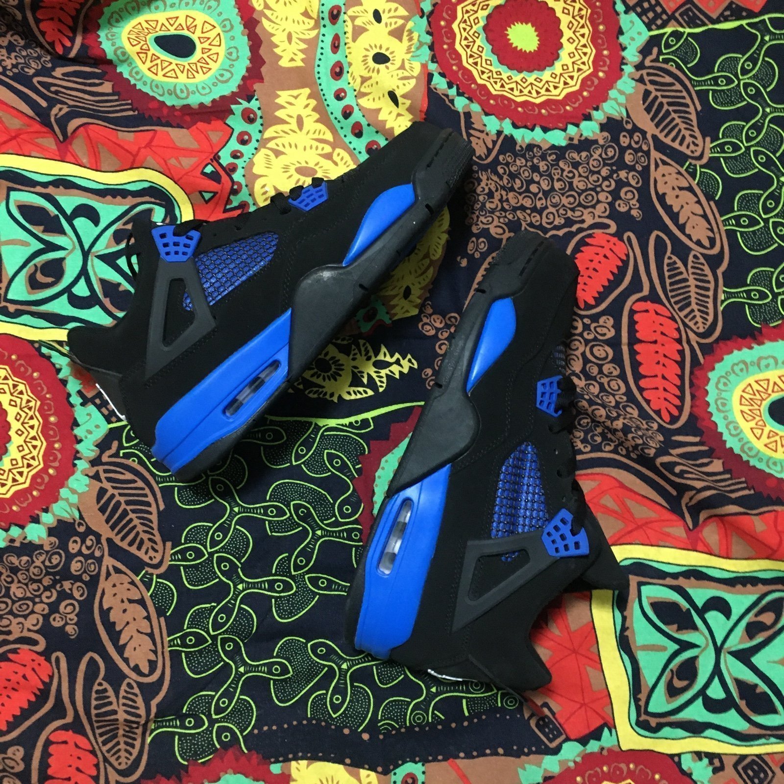 Jordan 4 blue thunder mens