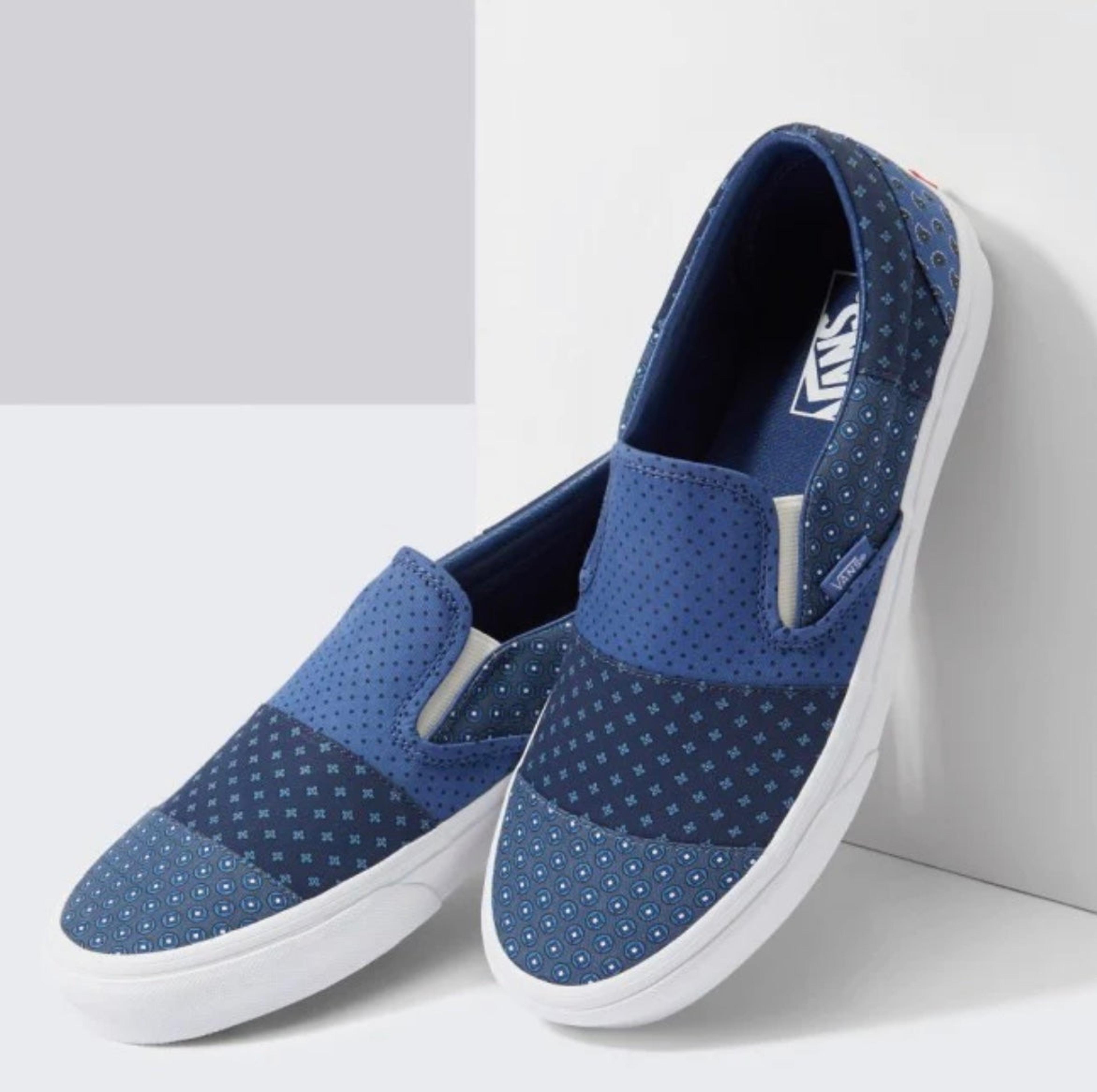 Vans blue dots Clearance