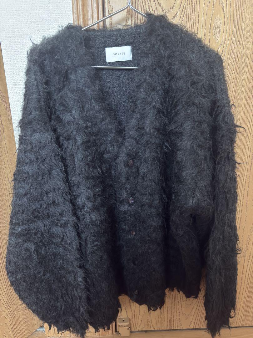 soerte（ソエルテ）の「SUPER VOLUME SHAGGY KNIT CARDIGAN