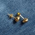 14k Red Garnet Vintage Earrings
