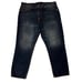 True Religion Bobby Relaxed Baggy Thick Stitch Dark Wash Jeans 40 x 32