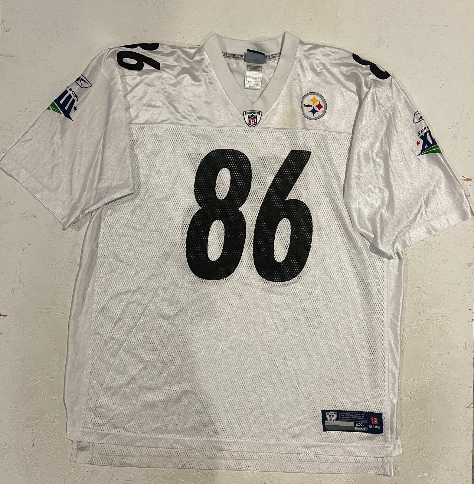 Reebok Pitsburgh Steelers Super Bowl XLIII Ward Jersey