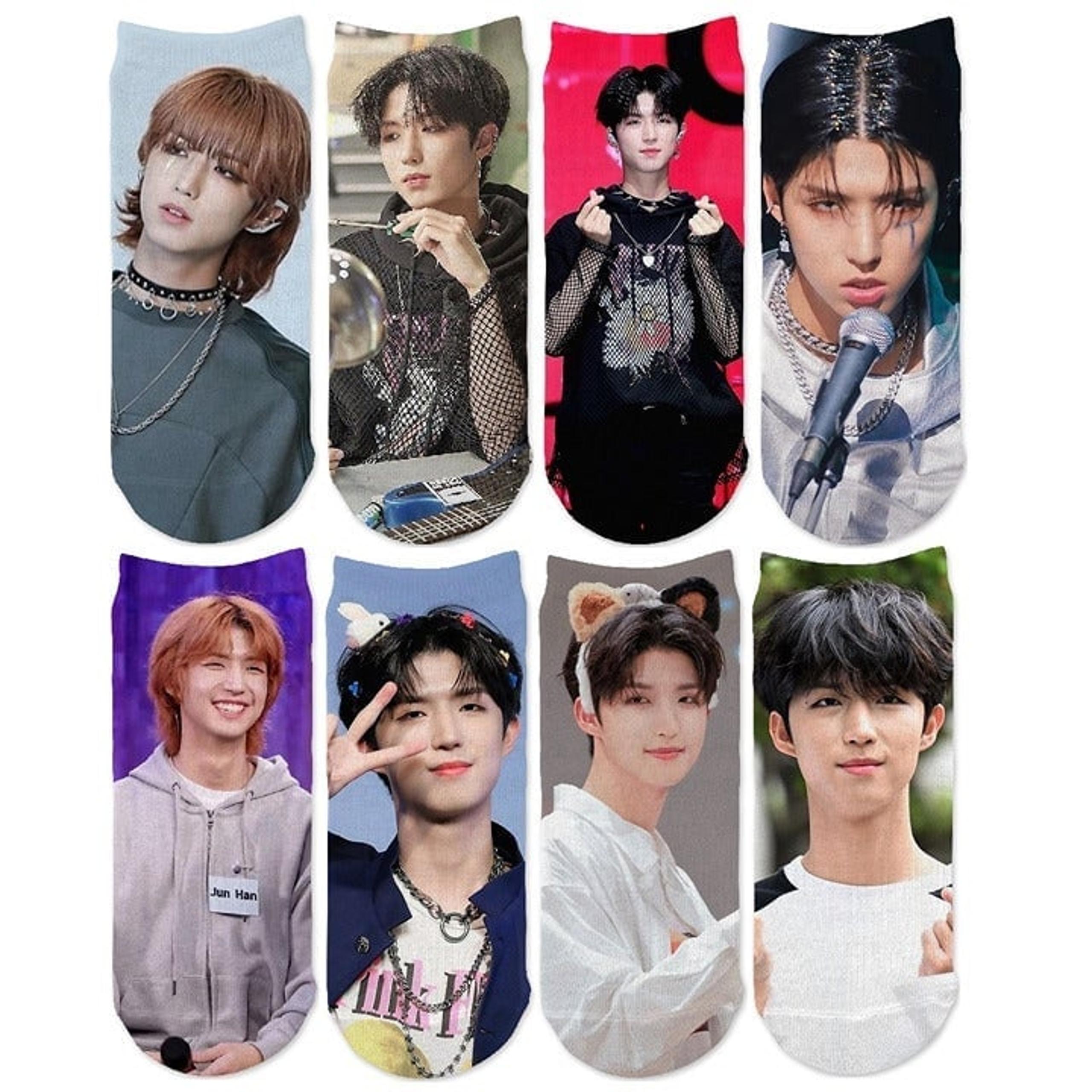 8 Jun Han Xdinary Heroes Han Hyeongjun Mix & Match Socks No-Show K-Pop Merch