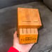 Vintage #1751 CUTCO KNIFE WOOD 8 Piece STUDIO BLOCK HOLDER KNIVES FORK