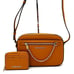 Michael Kors Large EW Crossbody Bag & Medium ZA Card Case Wallet Cider (NWT)