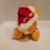 Vintage Garfield Plush Fiesta Paws Santa Costume 1998 beans clean! GUC