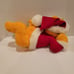 Vintage Garfield Plush Fiesta Paws Santa Costume 1998 beans clean! GUC