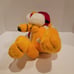 Vintage Garfield Plush Fiesta Paws Santa Costume 1998 beans clean! GUC