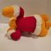 Vintage Garfield Plush Fiesta Paws Santa Costume 1998 beans clean! GUC