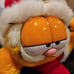 Vintage Garfield Plush Fiesta Paws Santa Costume 1998 beans clean! GUC