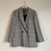 Madewell Caldwell Double Breasted Blazer in Palmyra Plaid Womens Small