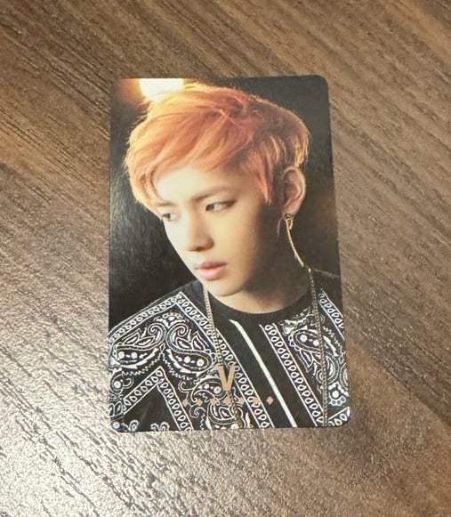 BTS Taehyung V No More Dream PC Photocard