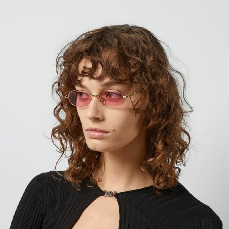 NEW Gucci Sunglasses GG1648S 005 Gold Pink Unisex Authentic