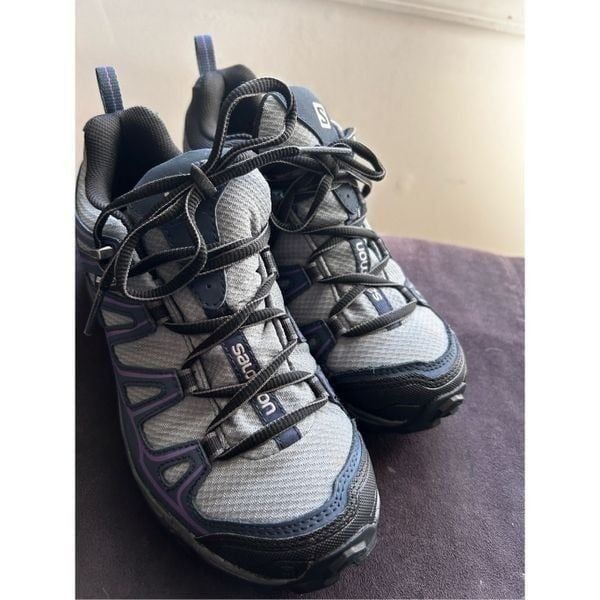 Salomon Sneakers Womens Sz 6.5 Pathfinder Ortholite Contagrip Clima Shield Hikin