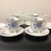elegancy fine porcelain coffee set 10 ps