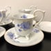 elegancy fine porcelain coffee set 10 ps