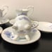 elegancy fine porcelain coffee set 10 ps