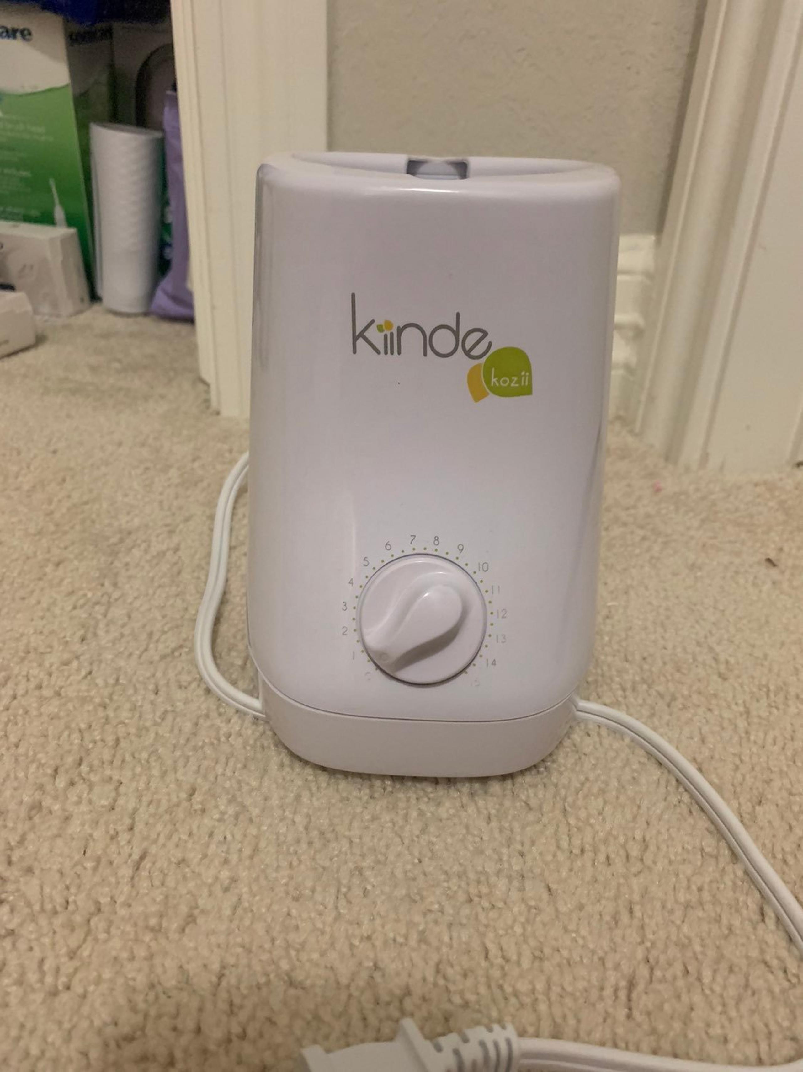 Kiinde baby bottle warmer